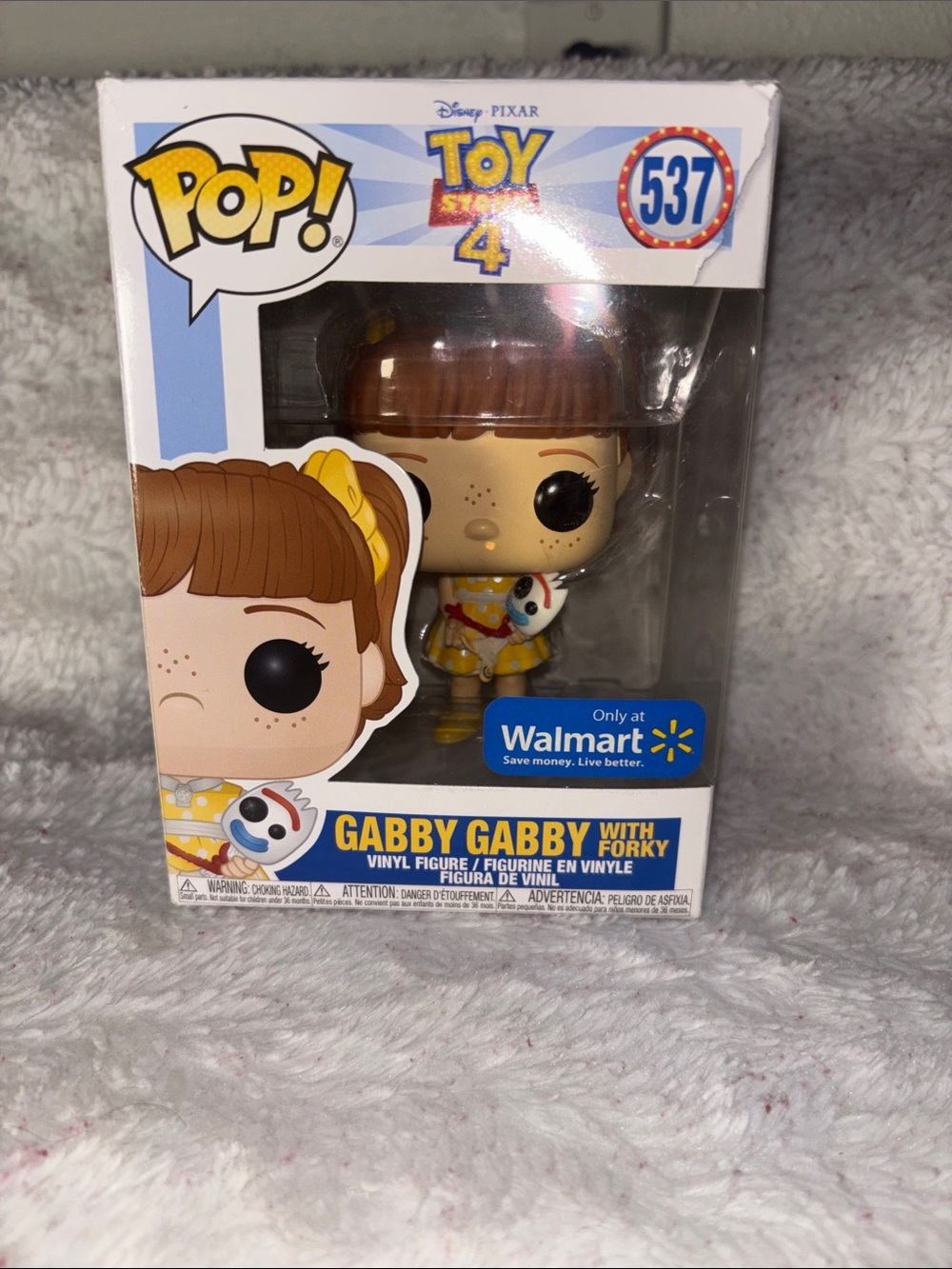 Funko Gabby Gabby with Forky Yellow and Brown Pop! Figure
